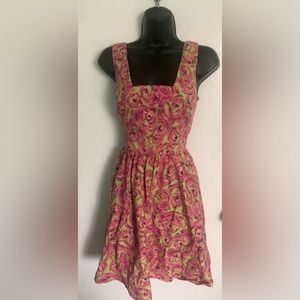Betsey Johnson fit and flare dress Y2K